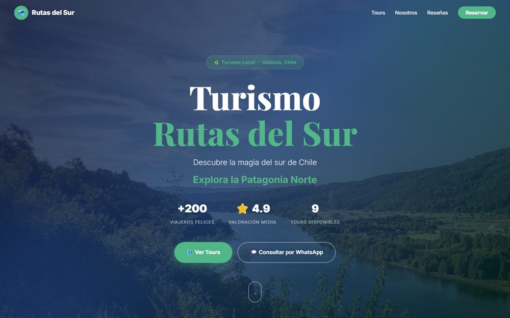 Portada de la demo Rutas del Sur